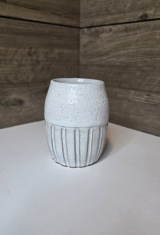 White Vase Duo