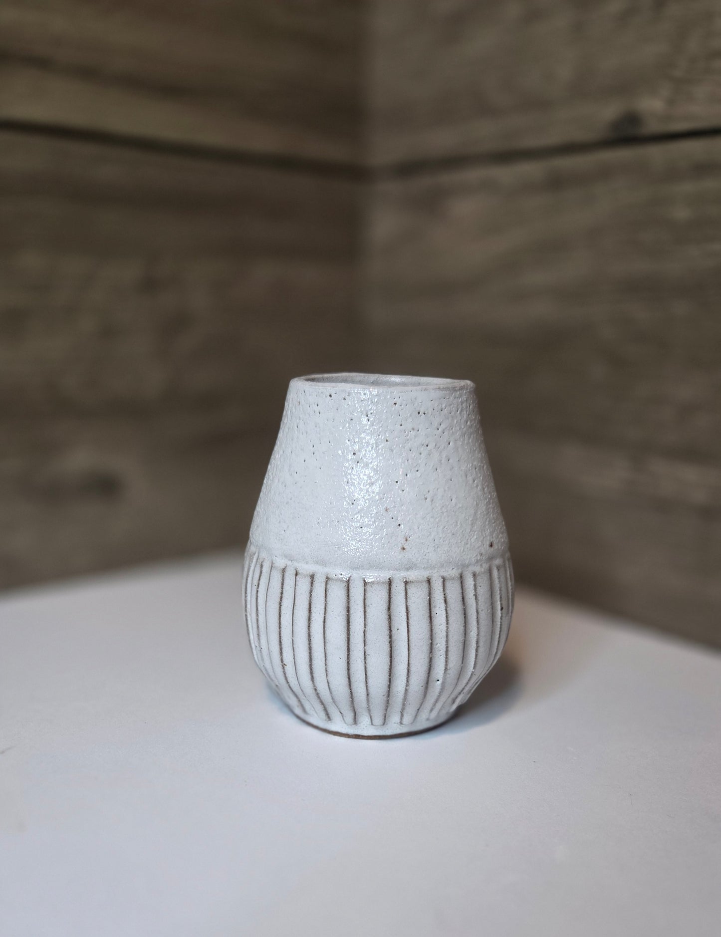 White Vase Duo