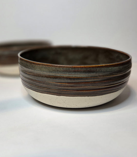 Textured Serving Bowls