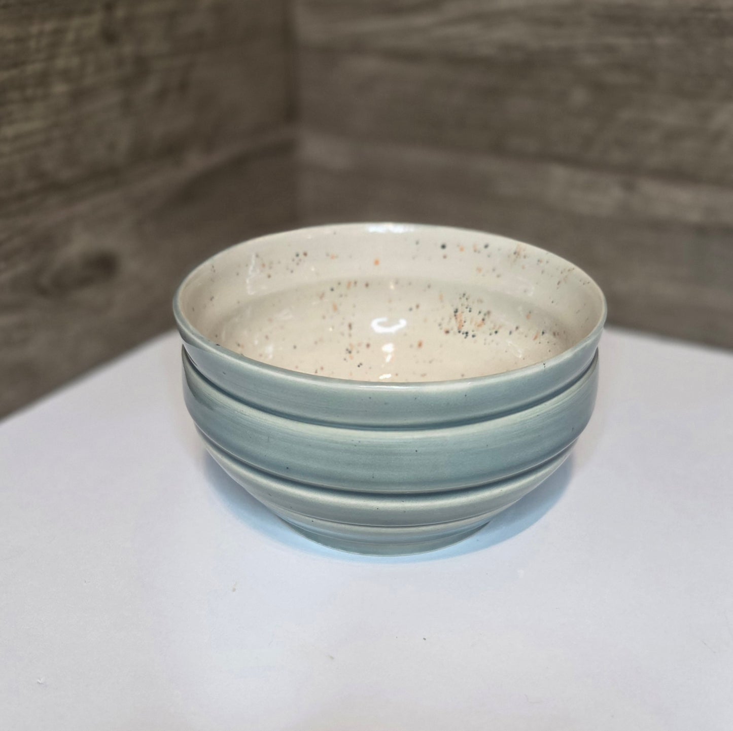 Teal Speckled Bowl
