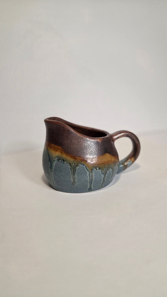 Denim and Copper Creamer